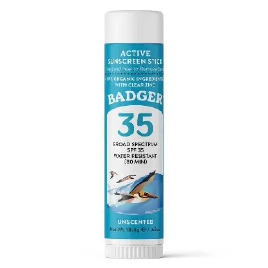 Badger Sport Mineral Sunscreen Face Stick - SPF 35 - 0.65oz image {5}