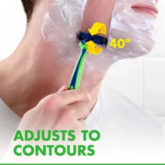 Gillette Sensor Sensitive Men 3 Blades Disposable Razor - Trial Size image {5}