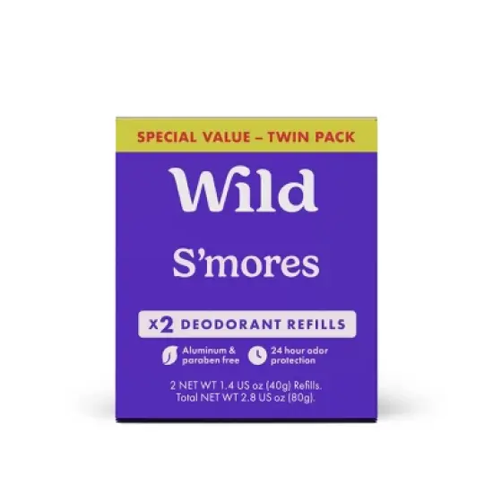 Wild Cosmetics Aluminium-Free Duo Deodorant - S'mores image {7}