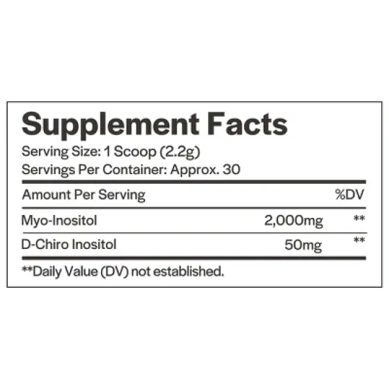 Wholesome Story Myo & D-Chiro Inositol Powder, Supports Healthy Hormone Levels, Menstrual Cycles & Ovarian Health image {4}
