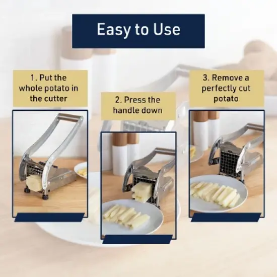 Classic Cuisine French Fry Cutter with Two Blades image {7}