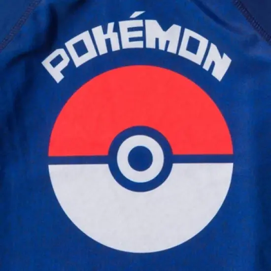 Pokemon Pikachu Rash Guard and Swim Trunks Little Kid to Big Kid  image {3}