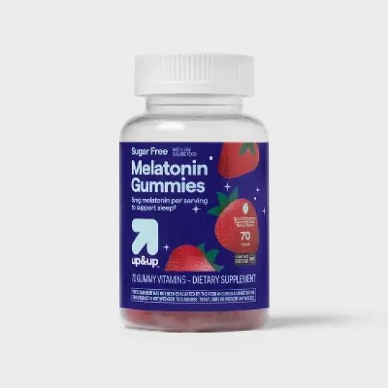 Sugar Free Melatonin Gummies - 70ct - up&up&trade; image {4}