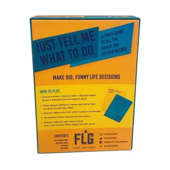 Just Tell Me What To Do Board Game image {1}