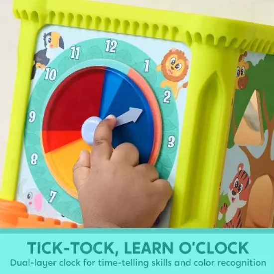 Joyfy Wooden Activity Cube, JungleMontessori Toys, Baby Educational Learning Toys for Toddlers 1 2 3 Year Old, Easter Birthday Gift for Boys Girls image {2}