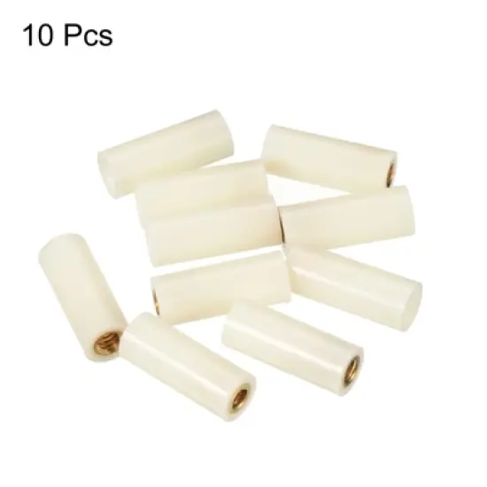 Unique Bargains Snooker Billiard Screw-on Cue Tips Ferrules 10 Pcs image {2}