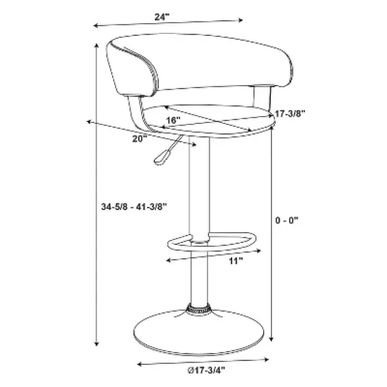 Pallas Barstool - Powell Company image {8}