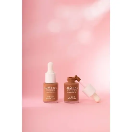 Lumene Invisible Illumination Liquid Bronzer Summer Glow - 0.5 fl oz image {4}