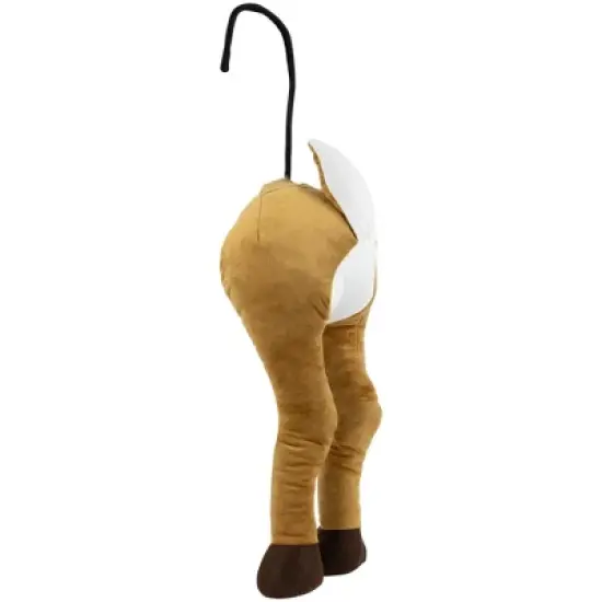 Northlight 20" Plush Hanging Reindeer Legs Christmas Decoration image {3}