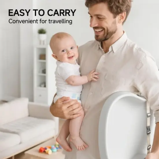 BabyBond Baby Changing Pad with Removable Safety Strap, Non-Slip Waterproof & Contoured Changing Pad for Dresser image {5}