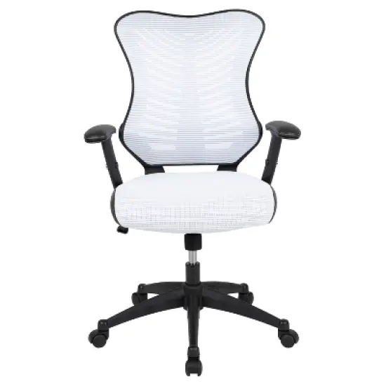 Emma and Oliver High Back Designer Mesh Executive Ergonomic Office Chair w/ Adjustable Arms image {2}