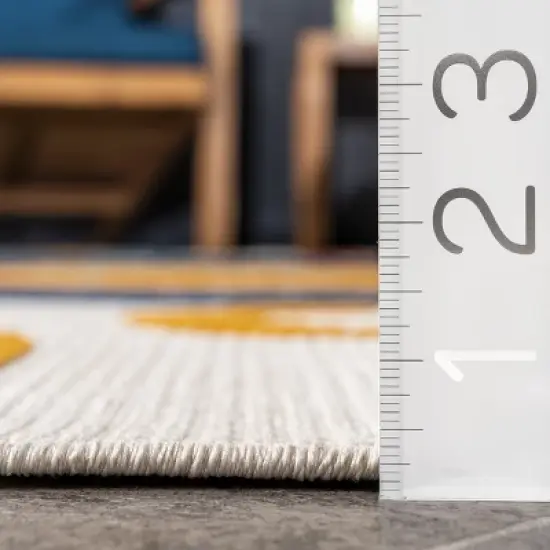 nuLOOM Micki Intricate Circles Indoor/Outdoor Patio Area rug image {2}