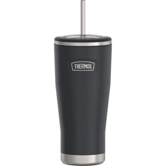 Thermos 24 oz. Icon Insulated Stainless Steel Cold Tumbler with Straw image {4}