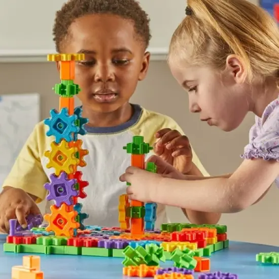Learning Resources Gears! Gears! Gears! Deluxe Building Set - 100pc image {8}