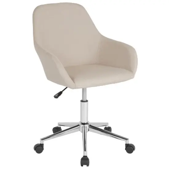Merrick Lane Home Office Bucket Style Chair with 360 Degree Rotating Swivel image {13}