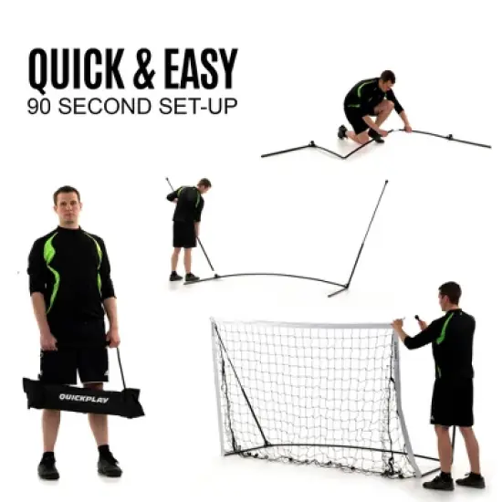 QUICKPLAY KICKSTER Portable Soccer Goal (7 sizes) image {1}