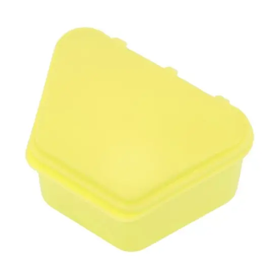 Unique Bargains Portable Trapezoidal Retainer Case Braces Box 1 Pc image {10}