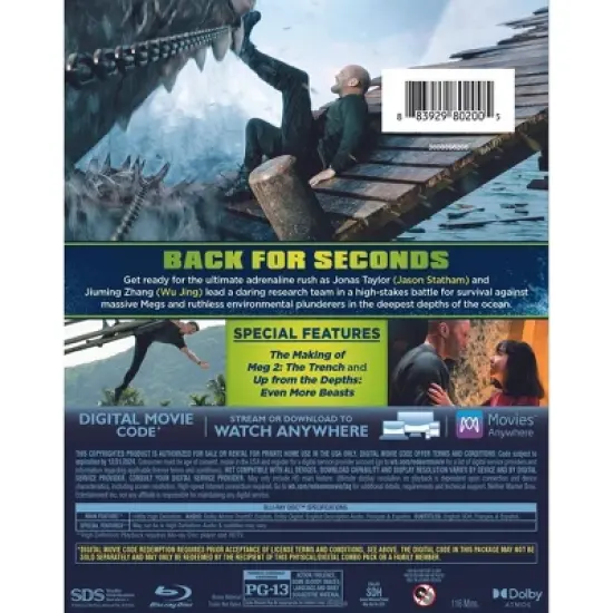Meg 2: The Trench (Blu-ray) image {2}