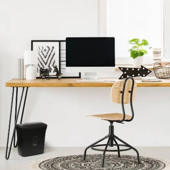 Honeywell 6 Sheet Cross Cut Paper Shredder for Home use Black: Document Shredder with Automatic Start & Thermal Protection image {5}