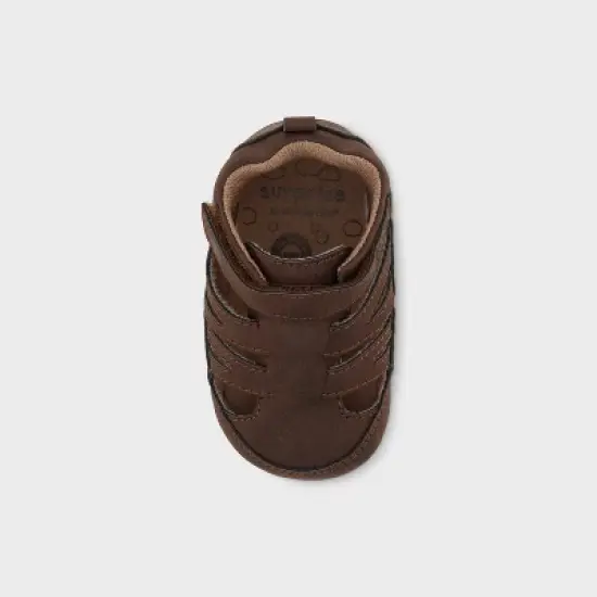 Surprize by Stride Rite Baby Boys' Carro Fisherman Sandals - Brown image {2}