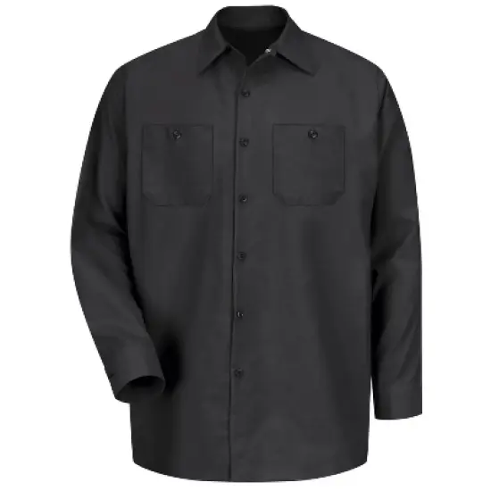 Red Kap&reg; Men's Long Sleeve Industrial Work Shirt image {8}