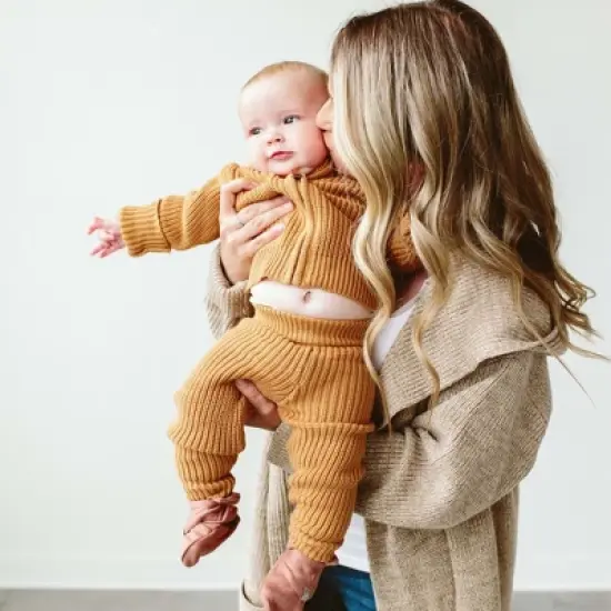 Goumikids Organic Cotton Knit Pants image {1}