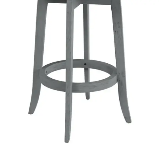 30" Savana Swivel Height Barstool Blue Wirebrush/Cream - Hillsdale Furniture image {8}