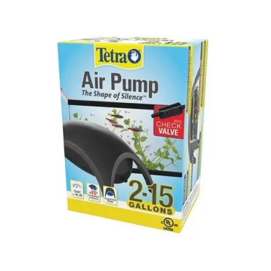 Tetra Whisper Quiet Powerful Airflow Air Pump 2 to 15gal for Aquariums image {3}