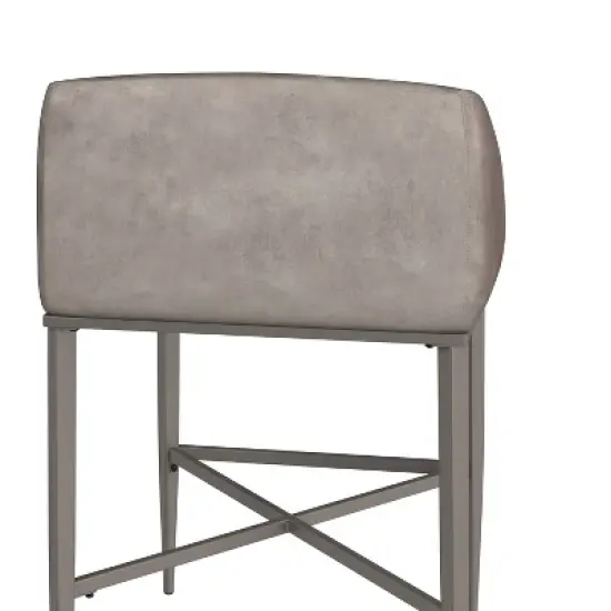 Set of 2 Phoenix Non Swivel Counter Height Barstool Gray - Hillsdale Furniture image {12}