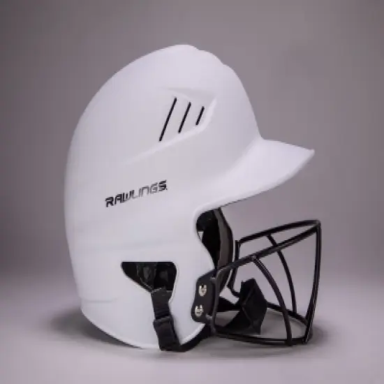 Rawlings Highlighter Fastpitch Batting Helmet with Mask image {4}