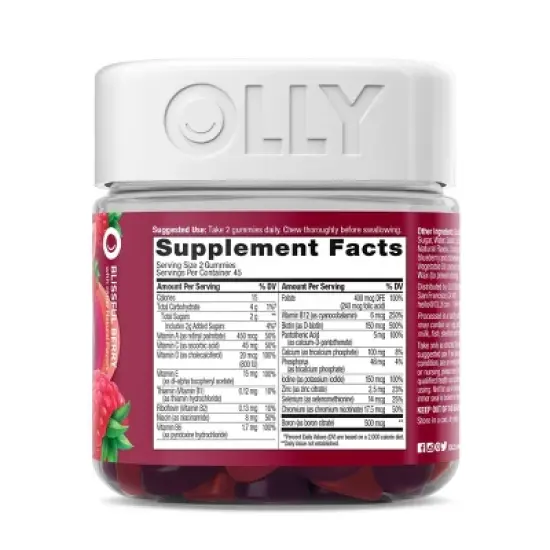OLLY Women's Multivitamin Gummies - Berry image {2}