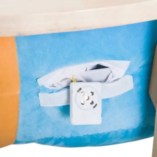 Qaba Kids Wooden Plush Ride-On Rocking Plane Chair Toy image {5}