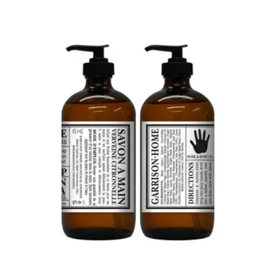 Garrison + Home Plastic Hand Soaps - Lemon Verbena - 16 fl oz/2pk image {1}