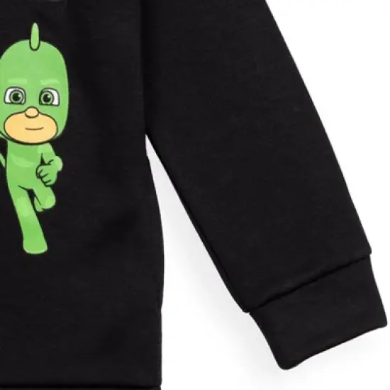 PJ Masks Catboy Owlette Gekko Toddler Boys Fleece Pullover Hoodie Black  image {5}