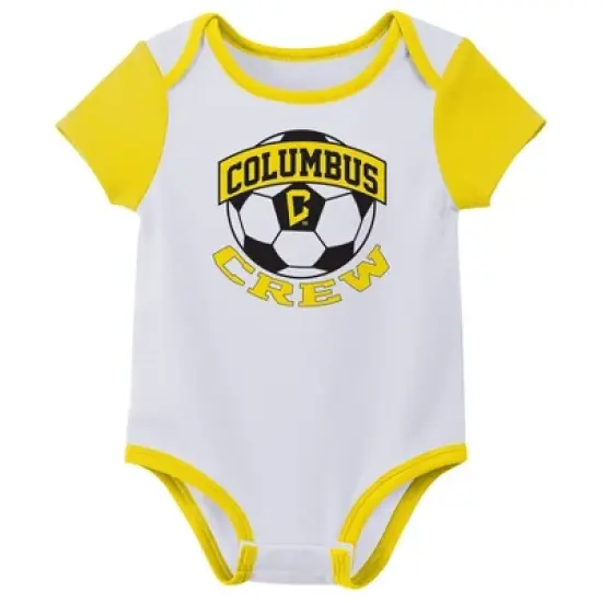 MLS Columbus Crew Infant Boys' 3pk Bodysuit image {1}
