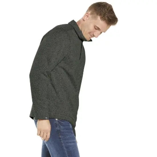 Storm Creek Men's Over-Achiever Heathered Fleece Pullover Jacket image {2}