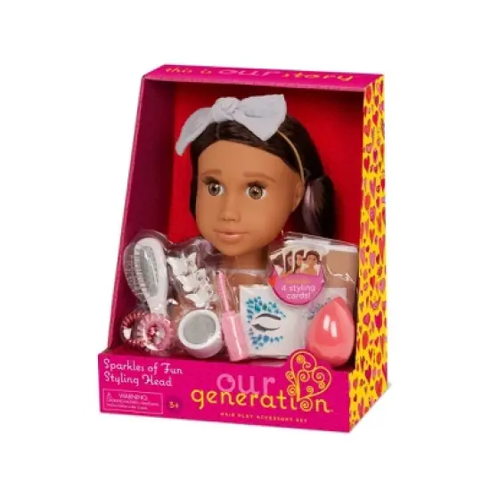 Our Generation Domenique Sparkles of Fun Styling Head Doll image {6}