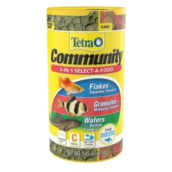 Tetra Aquarium Fish Food Variety Feeding Levels Fish Flavor Dry Fish Food - 3.25oz image {2}