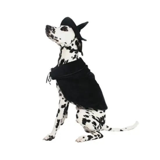 Midlee Halloween Witch Cape and Hat Dog Costume image {4}