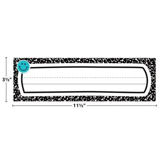 Teacher Created Resources&reg; Cool for School Flat Name Plates, 36 Per Pack, 6 Packs image {2}