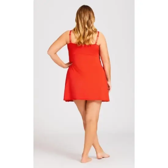 Women's Plus Size  Sexy Chemise - red | AVENUE image {1}