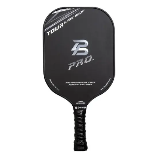 PBPRO 16'' Tour Widebody Pickleball Paddle Black/Gray image {8}