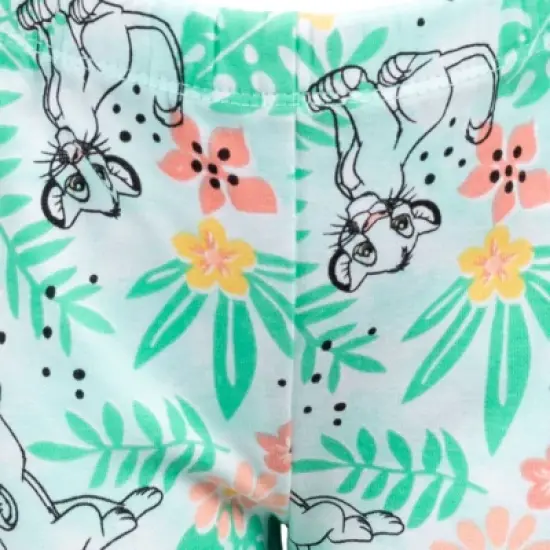 Disney Lion King Toy Story Moana Simba Nala Jessie Woody Girls T-Shirt & Bike Shorts Outfit Set Infant to Little Kid image {7}