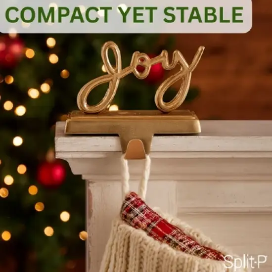 Split P Joy Stocking Hanger image {3}