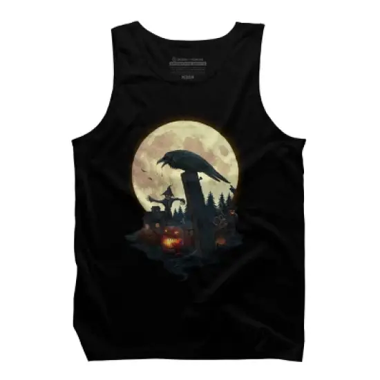 Men's Design By Humans Halloween Theme By chriskar Tank Top image {6}