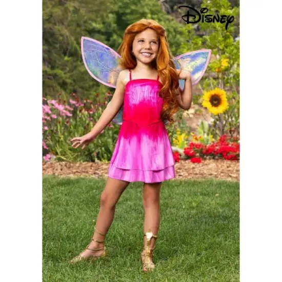 HalloweenCostumes.com 18 Month Girl Toddler Girl Disney Fairies Rosetta Halloween Costume | Disney Costumes, White/Pink/Pink image {6}