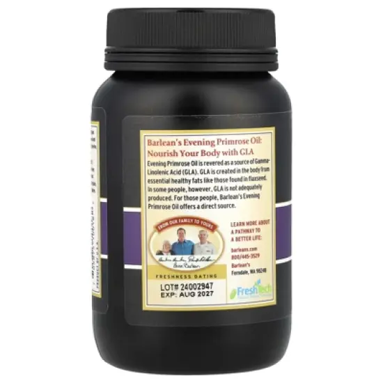 Barlean's Evening Primrose Oil, 120 Softgels image {2}