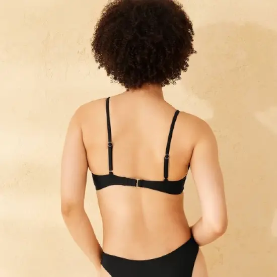 Women's Knot-Front Scoop Bralette Bikini Top - Wild Fable&trade; image {1}