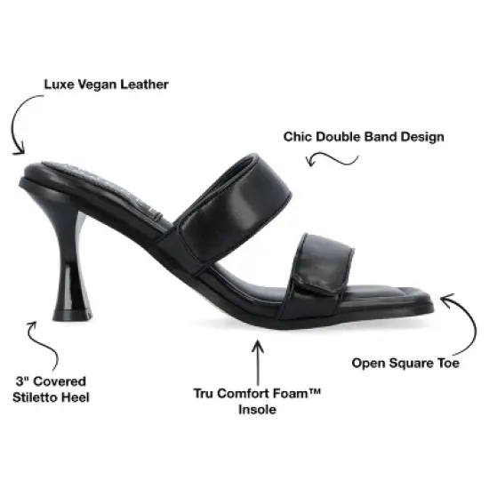 Journee Collection Womens Essey Tru Comfort Foam Puffy Slip On Pump image {7}