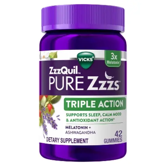 Pure Zzzs Triple Action Melatonin Gummies image {8}